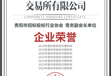 喜報(bào)！“七連冠”！貴州陽光產(chǎn)權(quán)交易所再獲“優(yōu)秀招標(biāo)代理機(jī)構(gòu)”殊榮
